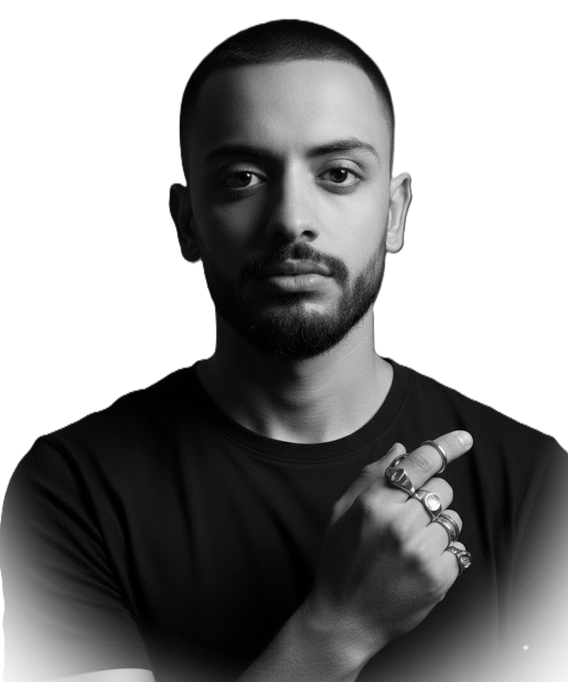 Photo portrait of Med Wahibi, Graphic Designer and graphc designer